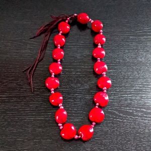 Red Bead Necklace